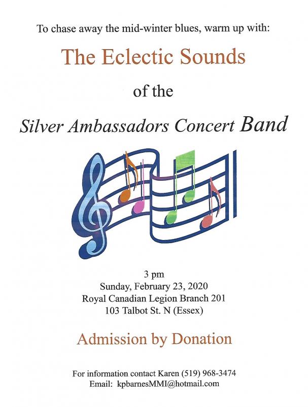 Silver Ambassadors Concert February 2020